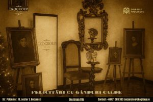 Urări de Crăciun inspirate din perioada interbelică, oferind farmecul Crăciunului anilor ’30 la Eko Group Vila